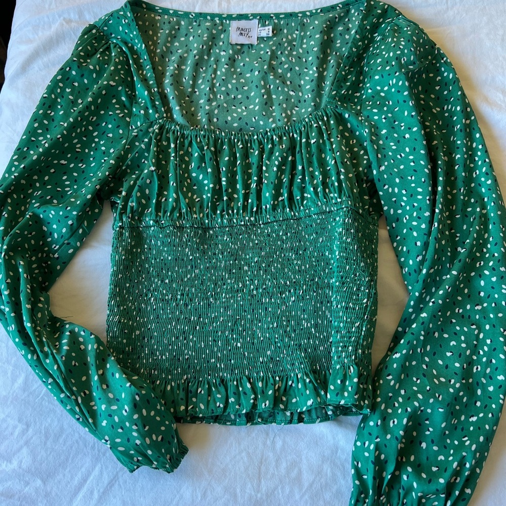 Princess polly green longsleeve